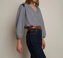 Nation Ltd Twyla Long Sleeve Top - Tossed Geo