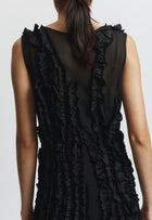 saint art Renata Shift Dress - Black