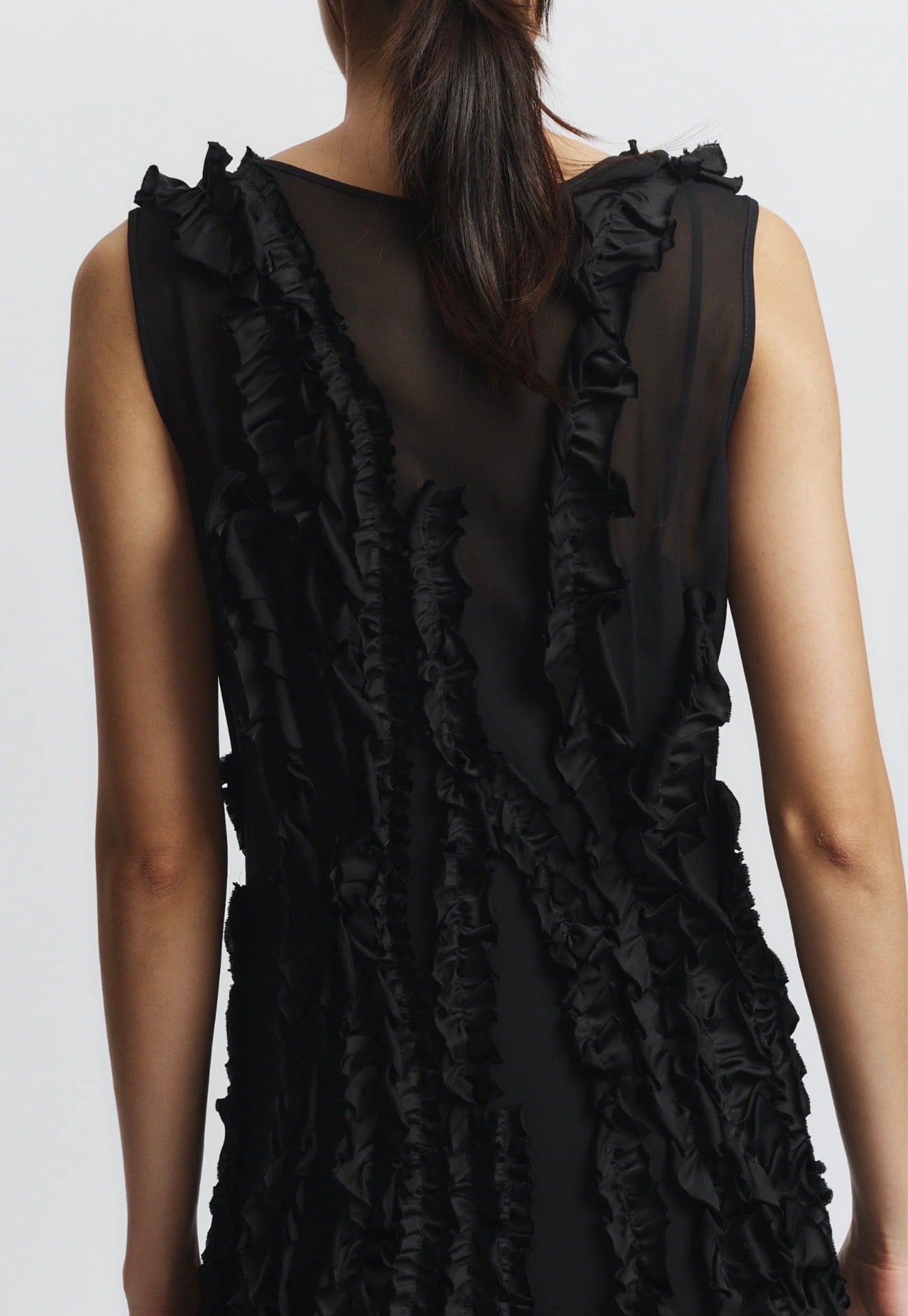 saint art Renata Shift Dress - Black