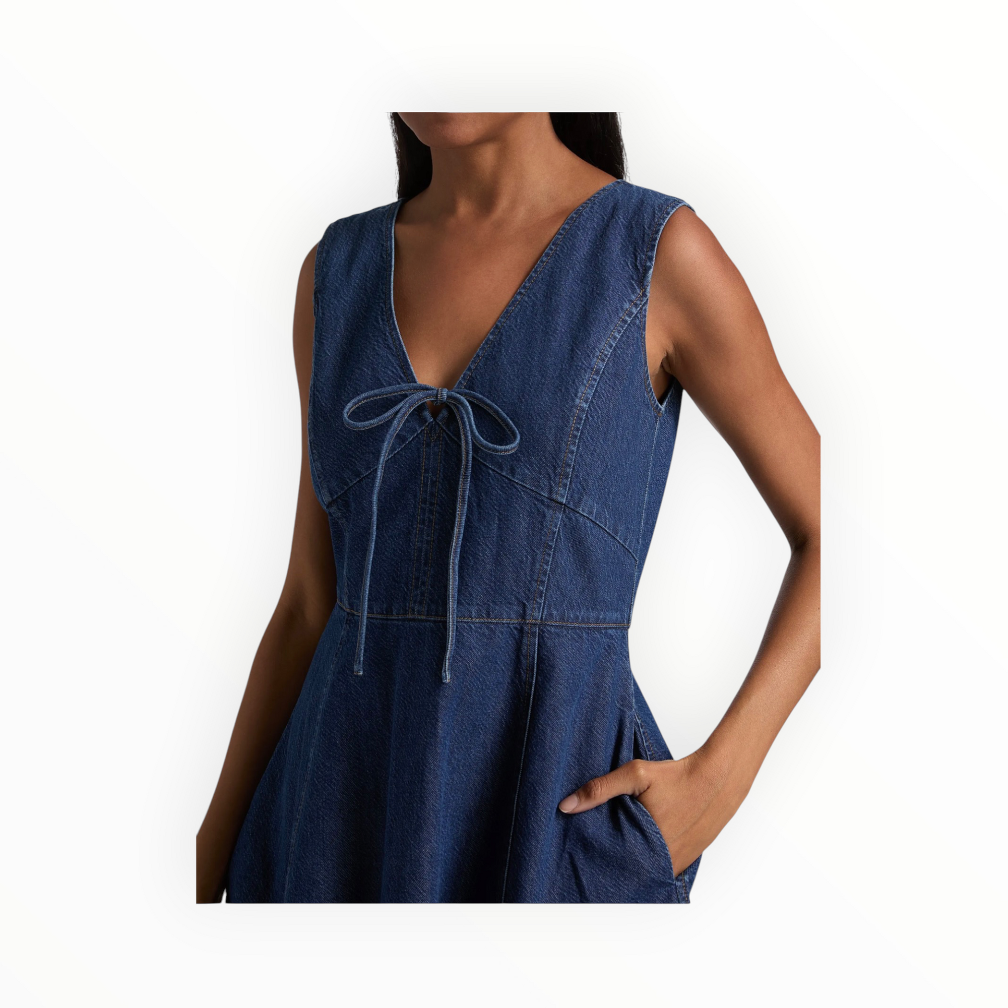 Tanya Taylor Nova Dress - Classic Blue Indigo