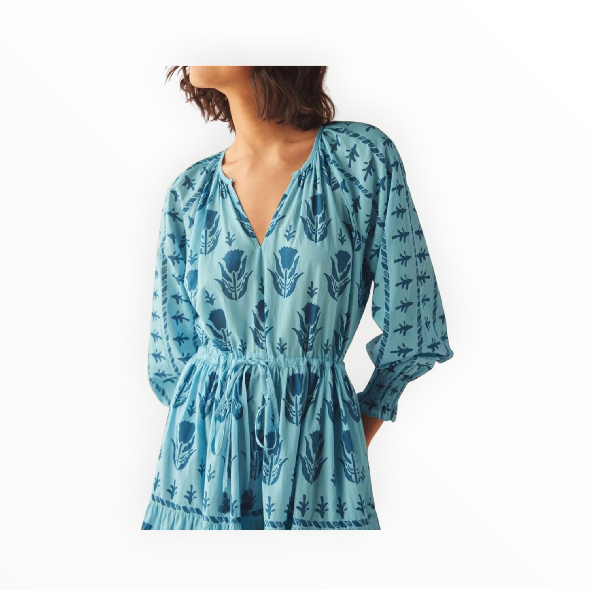 Omika Riviera Midi Dress - Pali Coast