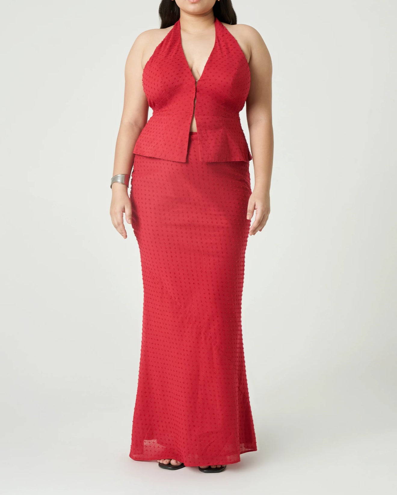 SUMMER AWAY Cefalù Skirt - Cherry