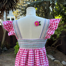 Nomadi Deluxe Gingham Dress - Pink