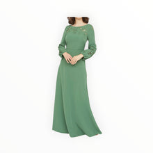 Kay Unger Valentina Embellished Dress - Spearmint