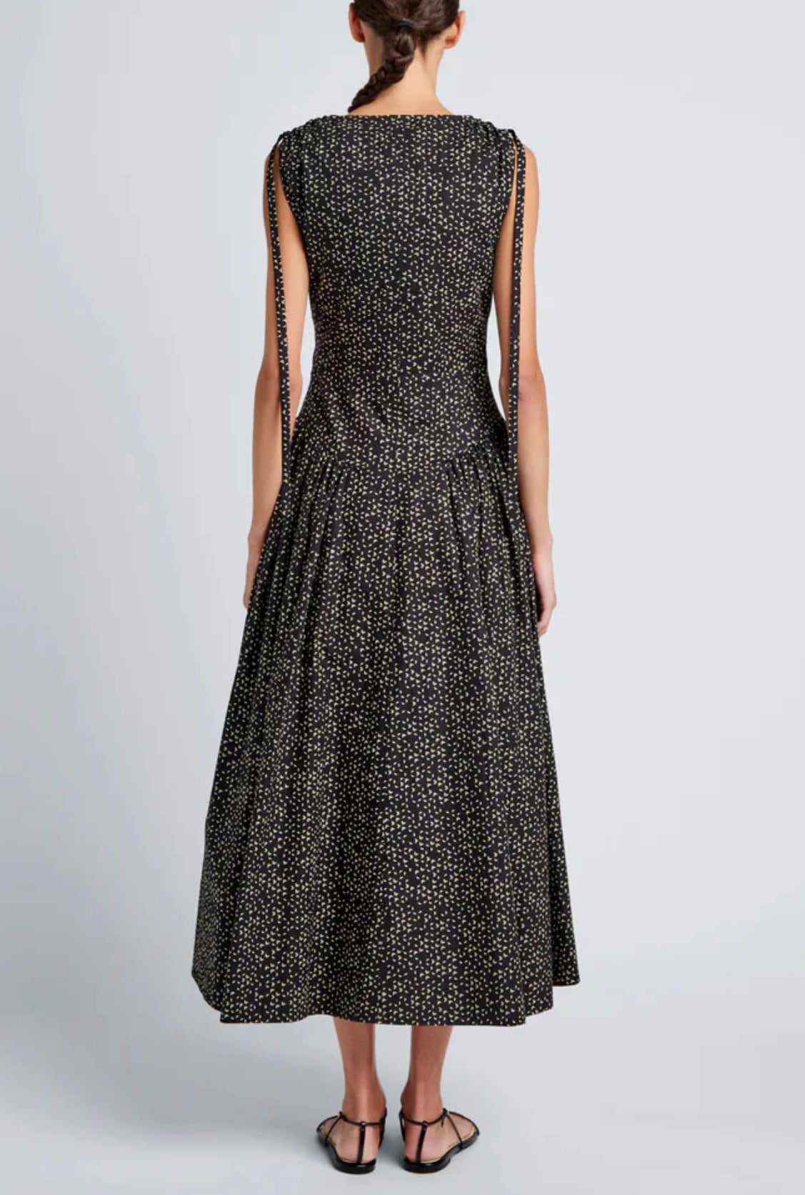 Proenza Schouler White Label
Clayton Poplin Dress - Black Multi