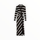 Tanya Taylor Ellicot Dress - Black/Chalk Stripe