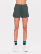 The Upside Roulette Track Short - Pine Green