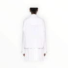 Dorothee Schumacher Poplin Power Blouse W/Lace Detail - White