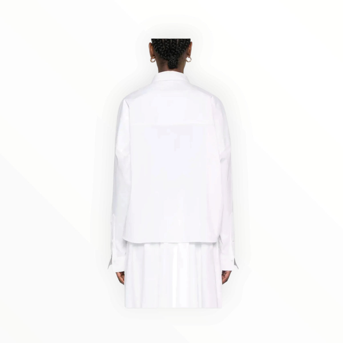 Dorothee Schumacher Poplin Power Blouse W/Lace Detail - White