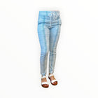 Bevy Flog Limited Collection Shely Snake Pants - Aqua