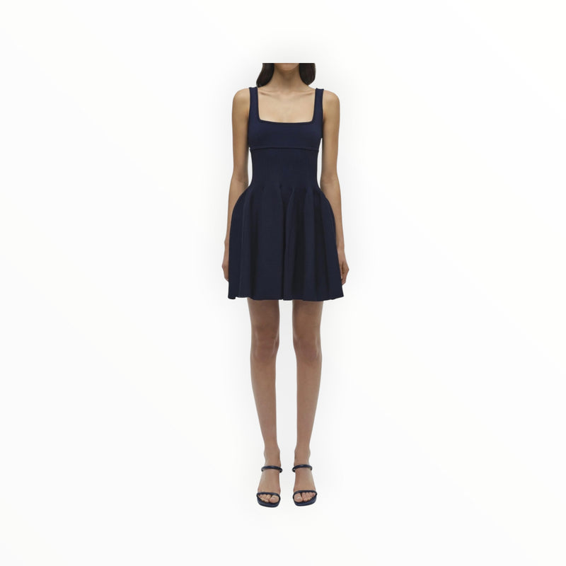 SIMKHAI Elektra Mini Dress - Midnight