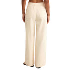 Z Supply Mia Loose Wide Leg Denim Pant - Off White