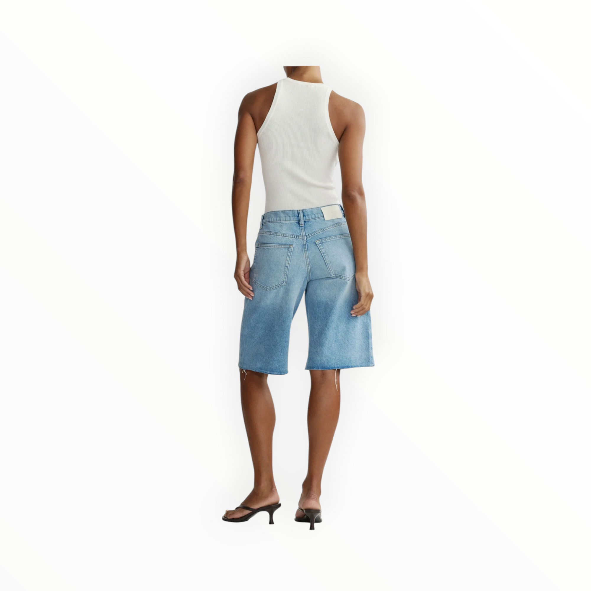 DL1961 Abby Relaxed Low Rise Short 13" - Bayside