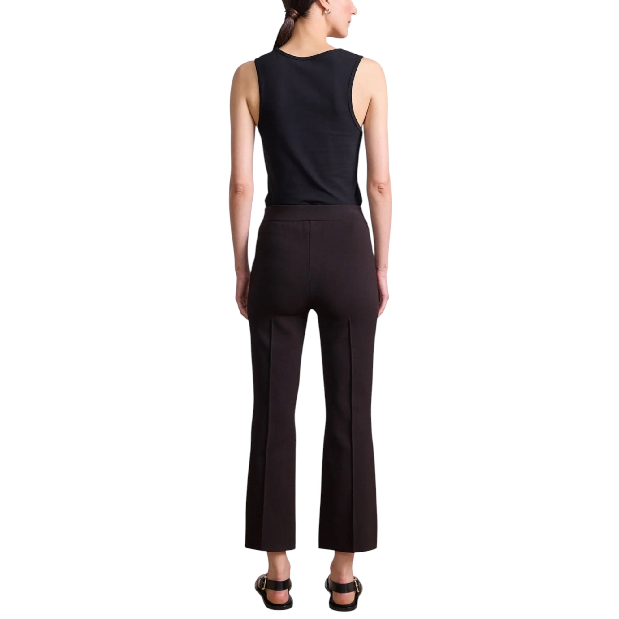 Apiece Apart Rene Pull On Pant - Deep Espresso