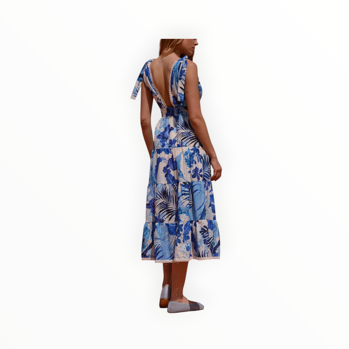 Kasia Anofi Midi Dress - Ocean