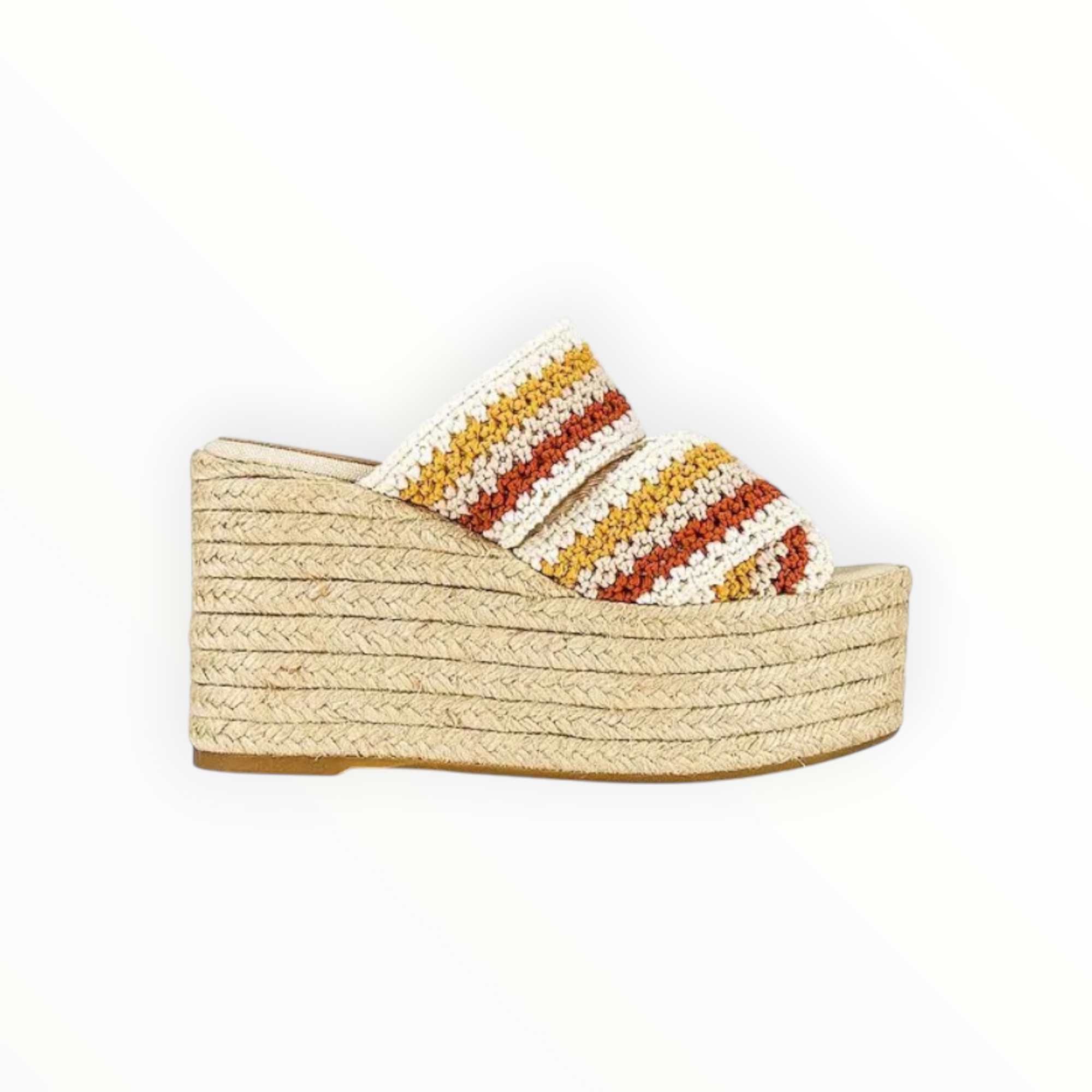Castañer Elsa Platform Slide - Neutral