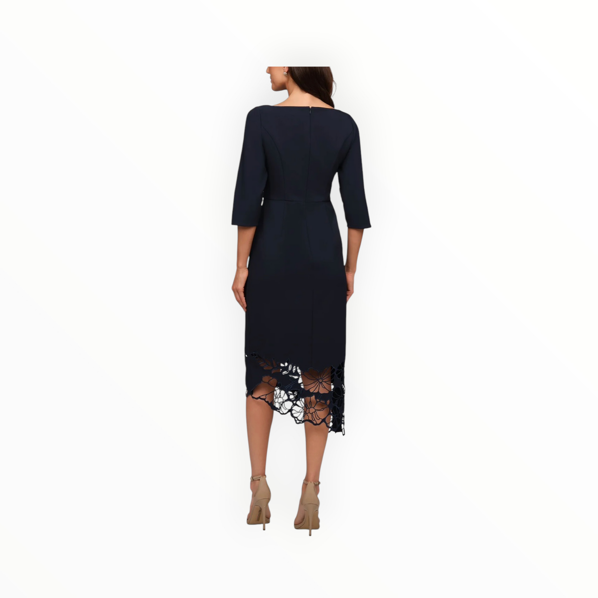 Kay Unger Vanna Midi Dress - Night Sky