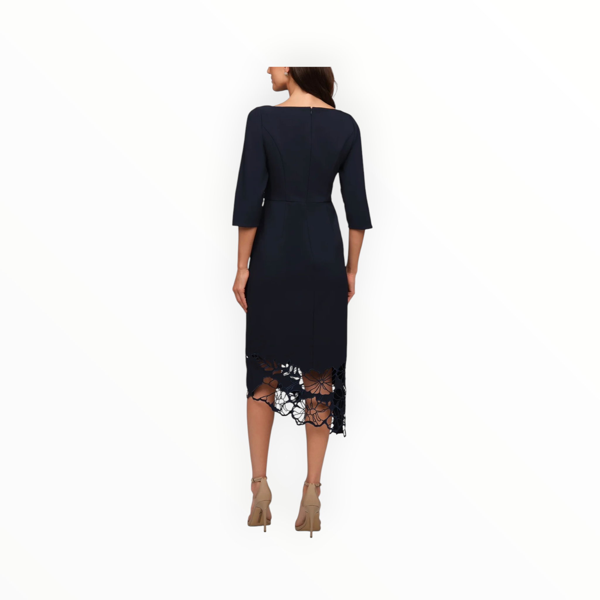 Kay Unger Vanna Midi Dress - Night Sky