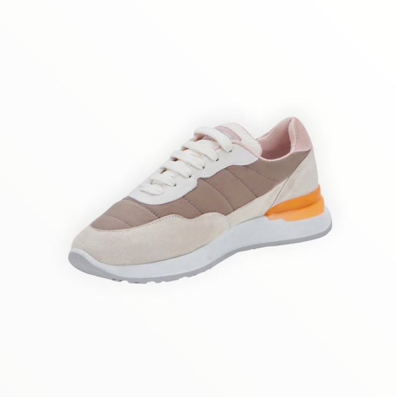 Dolce Vita X Greats Evana Sneakers - Taupe Multi Suede