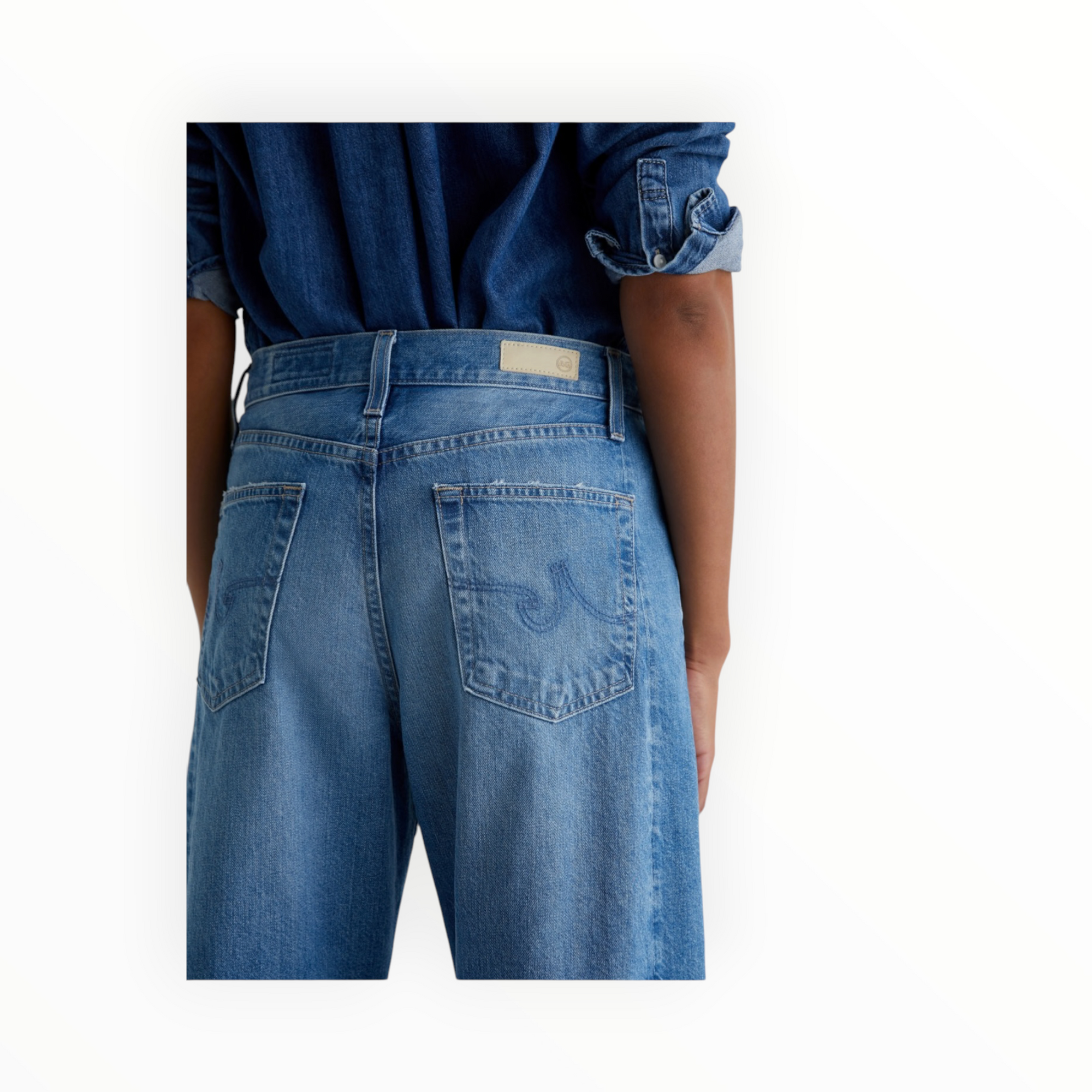 AG Jeans Hattie High-Rise Barrel - Flashback