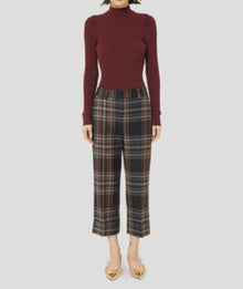 Tara Jarmon Piper Pants - Midnight Blue Tartan