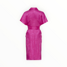 Le Superbe Mini Miko Dress - Fuchsia Jacquard
