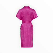 Le Superbe Mini Miko Dress - Fuchsia Jacquard