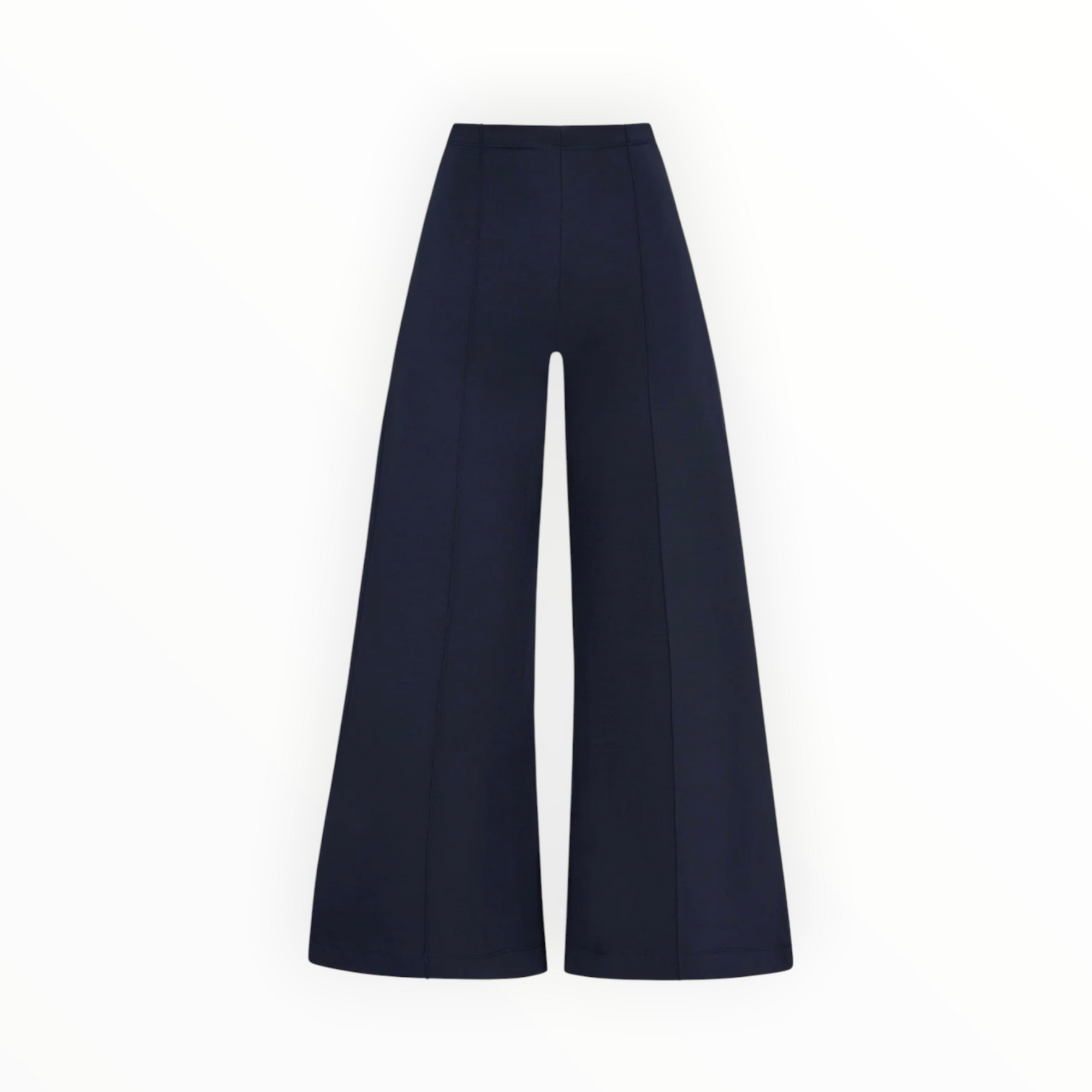 Ripley Rader Ponte Knit Cropped Wide Leg Pant - Navy