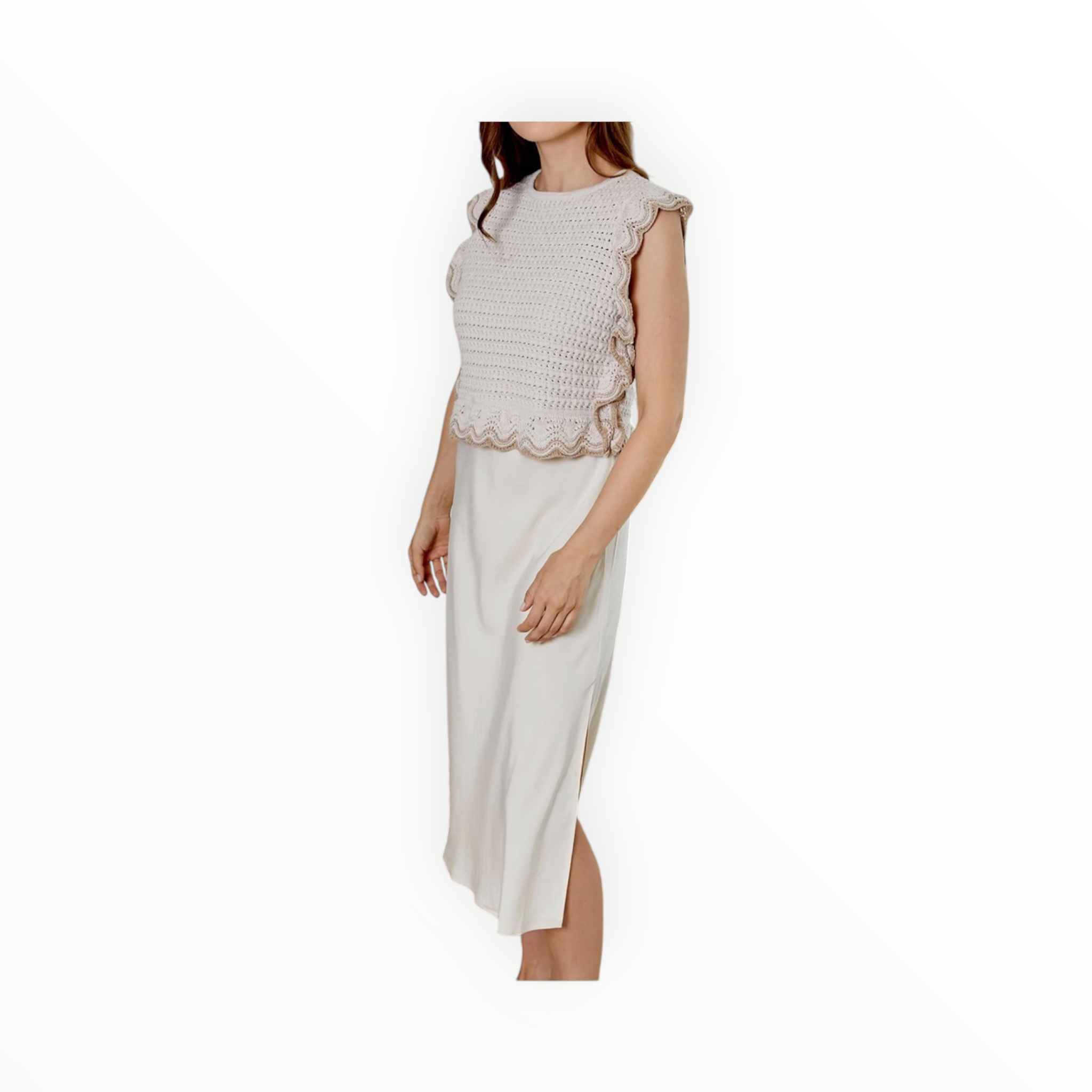 dh New York Vic Sweater/Dress Combo - Seashell-Combo