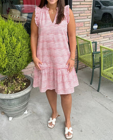 Fitzroy & Willa Nikki Dress - Pink Stripe