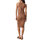 NSF Valeria Cotton Sweater Tank - Brown