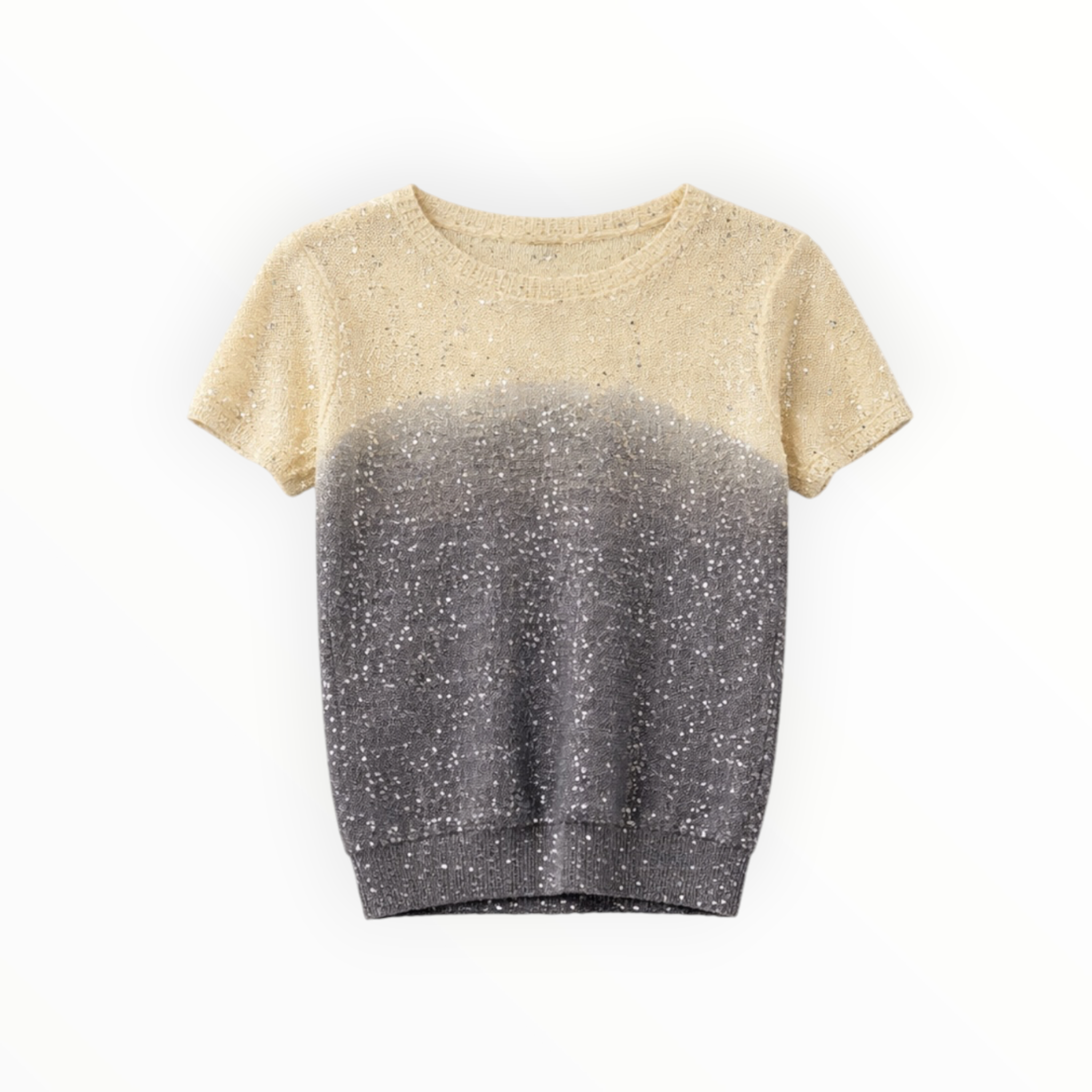 Roberto Collina Sequins Sweater - Nero/Burro