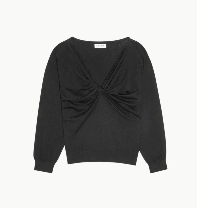 Nation Ltd Jolie Sweater - Jet Black