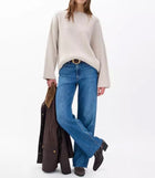 rag & bone Ingrid Boatneck Sweater - Light Oat