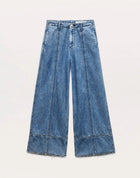 rag & bone Featherweight Arianna Ankle-Length Palazzo Jeans - Beekman