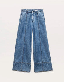 rag & bone Featherweight Arianna Ankle-Length Palazzo Jeans - Beekman