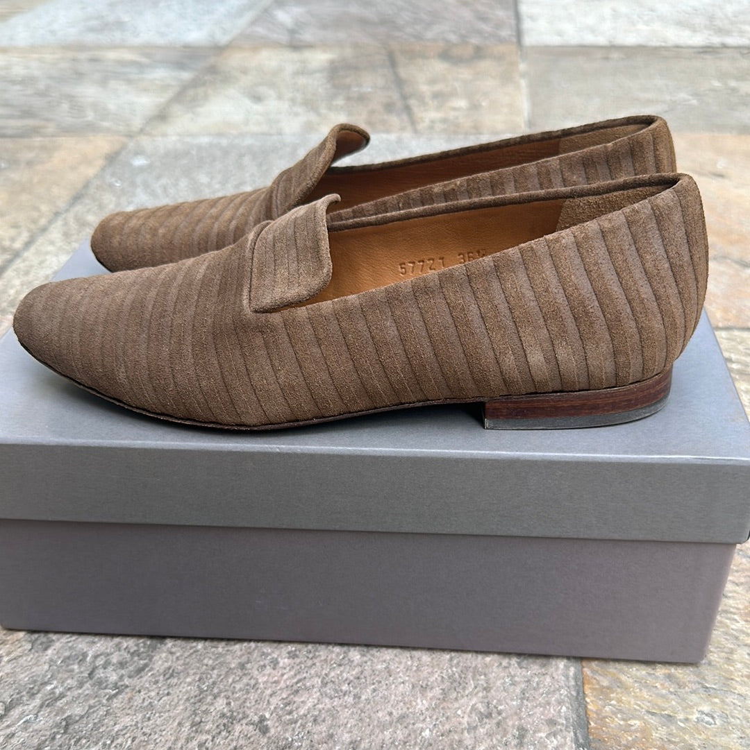 Coclico Suede Hazel Loafer - Big Cord Taupe