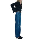 Nation Ltd Amelie Envelepe Neck Top - Jet Black