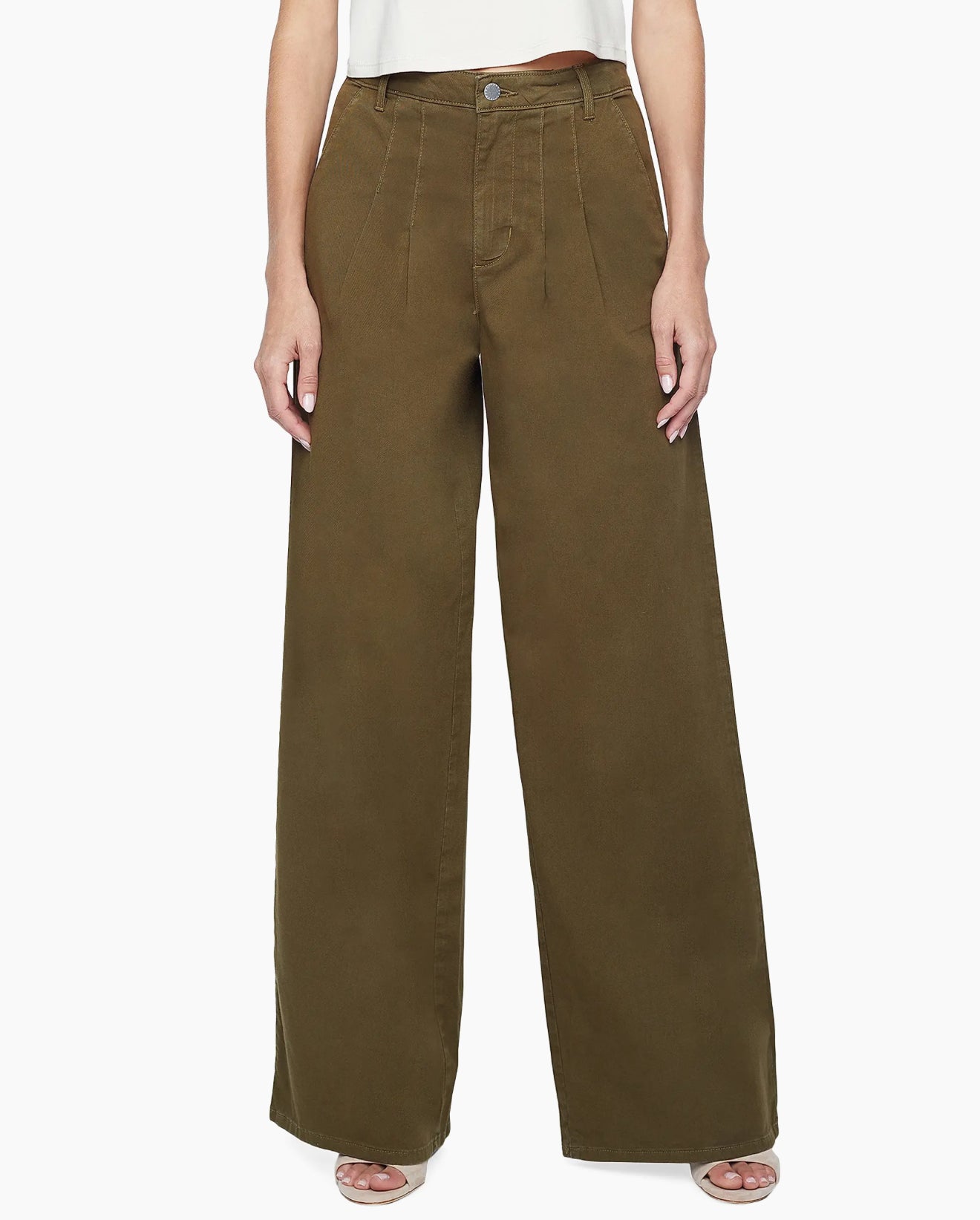 L’Agence Jayce Pleated Pants - British Khaki