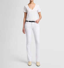 7 For All Mankind Slim Illusion Kimmie Straight - Luxe White