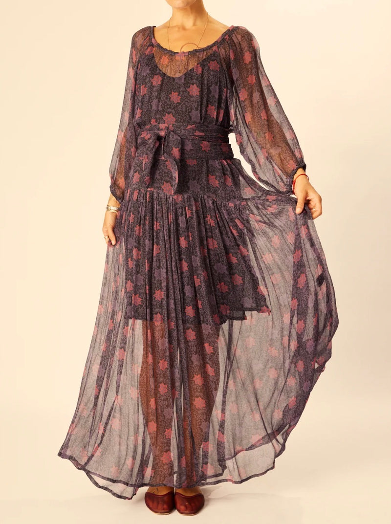 Natalie Martin Lainey Dress - Feather Chiffon