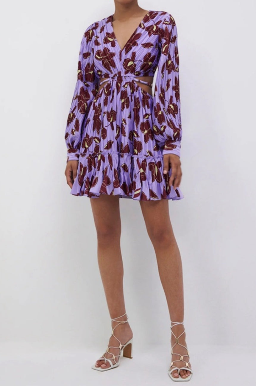 Jonathan Simkhai Londyn Dress - Lavender Print