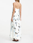 Significant Other Rosalie Floral Cotton Strapless Maxi Dress - Magnolia