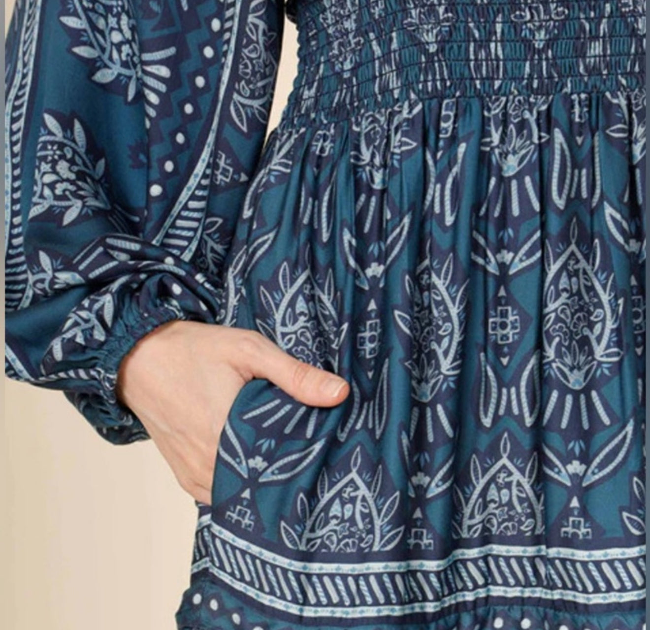Omika Monica Midi Dress - Siya Aegean