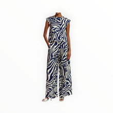 Essentiel Antwerp Fibonacci Wide Leg Trousers - Navy