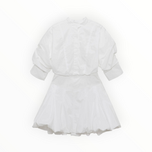 SIMKHAI Effie Cotton Bubble Mini Dress - White