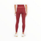 The Upside Ribbed Seamless Midi Pant - Sangria
