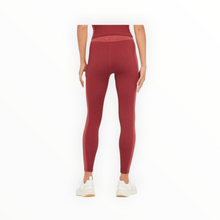 The Upside Ribbed Seamless Midi Pant - Sangria