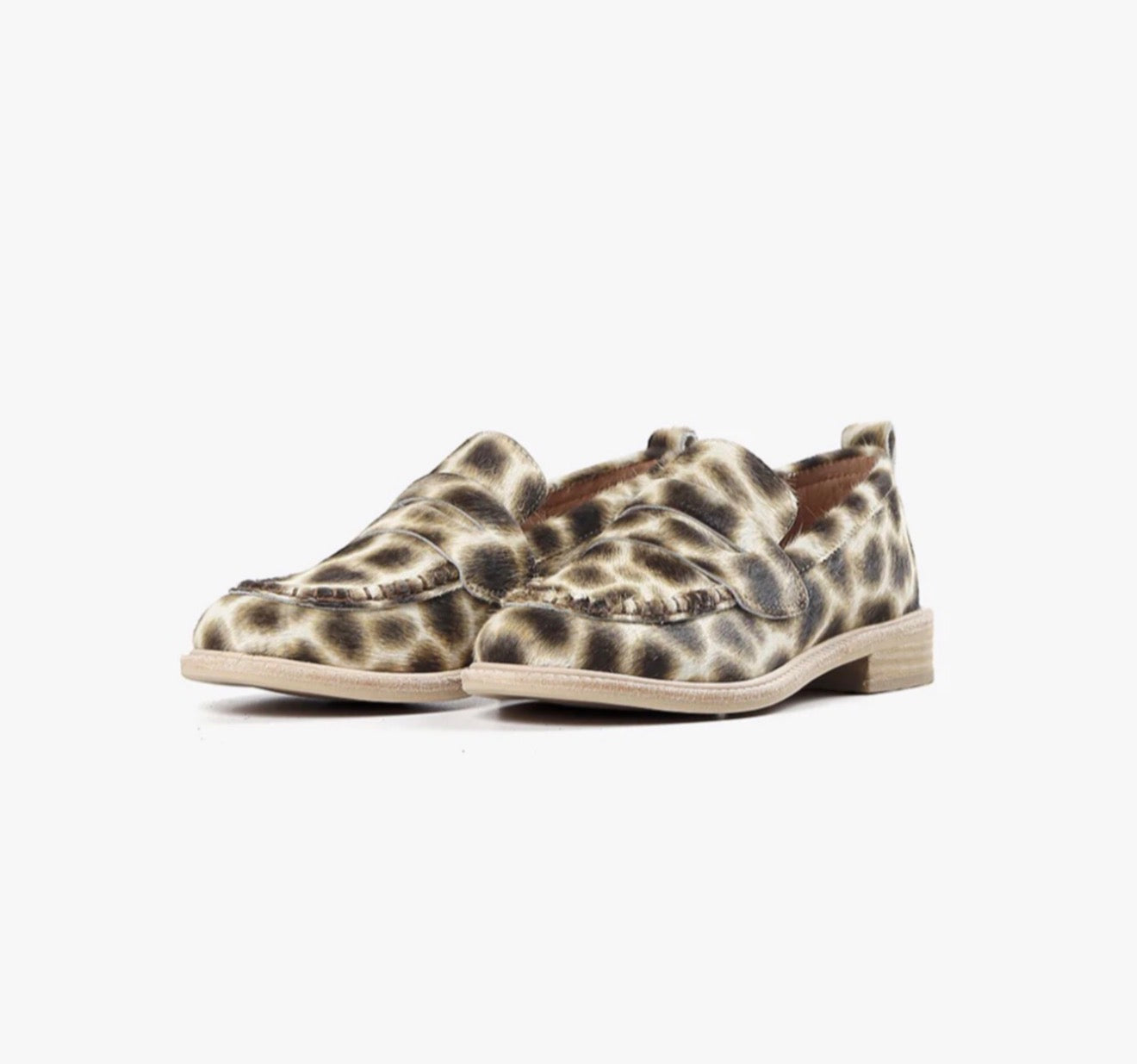 ALL BLACK WOW Cow Loafer - Khaki