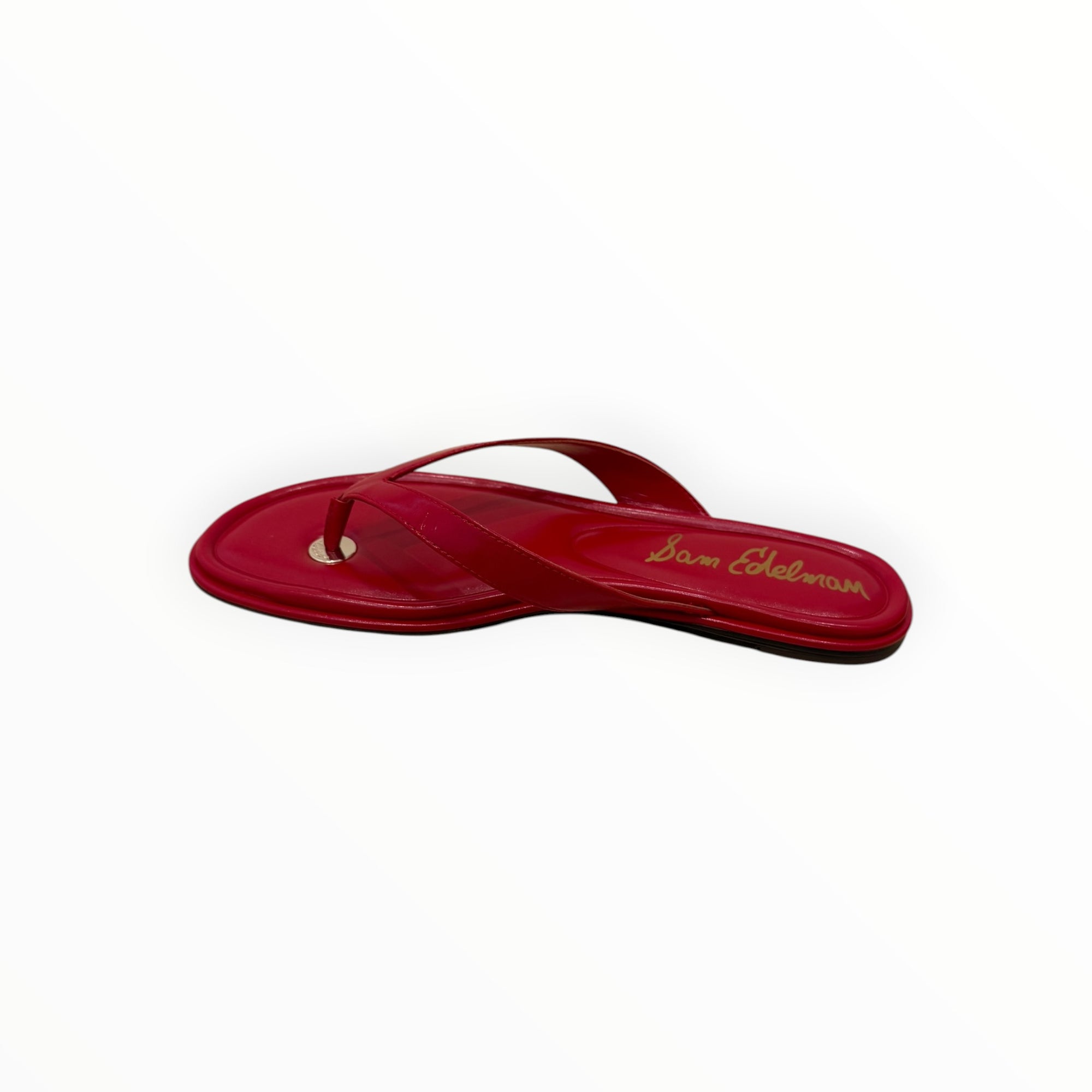 Sam Edelman Remi Leather Flip Flop - Red